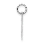 Sophia Jewelers 925 Sterling Silver Initial S Charm Elegant Rhodium Plated