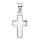 Sophia Jewelers 925 Sterling Silver Polished Cross Pendant Elegant Design