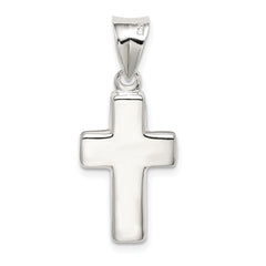Sophia Jewelers 925 Sterling Silver Polished Cross Pendant Elegant Design