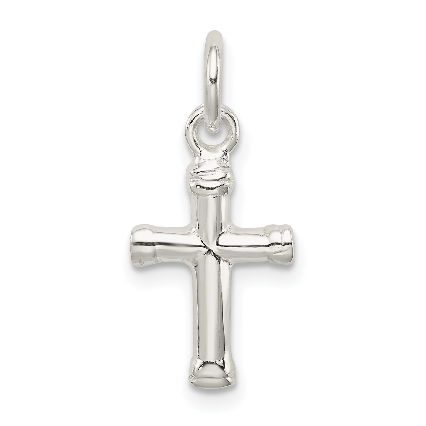Sterling Silver Reversible Cross Charm Main image