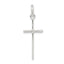 Sterling Silver Rhodium-plated Latin Cross Charm
