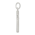 Sterling Silver 925 Polished Latin Cross Pendant Elegant and Solid Design