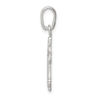 Sophia Jewelers Sterling Silver 925 Polished Cross Pendant Elegant Design
