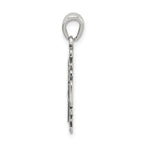 Sterling Silver 925 Jerusalem Crusader Pendant with Polished Antique Design