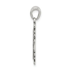 Sterling Silver 925 Jerusalem Crusader Pendant with Polished Antique Design