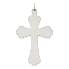 Sophia Jewelers 925 Polished Sterling Silver Antique Cross Pendant