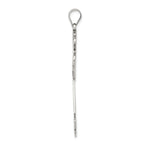 Sophia Jewelers Sterling Silver 925 Polished Antiqued Cross Pendant