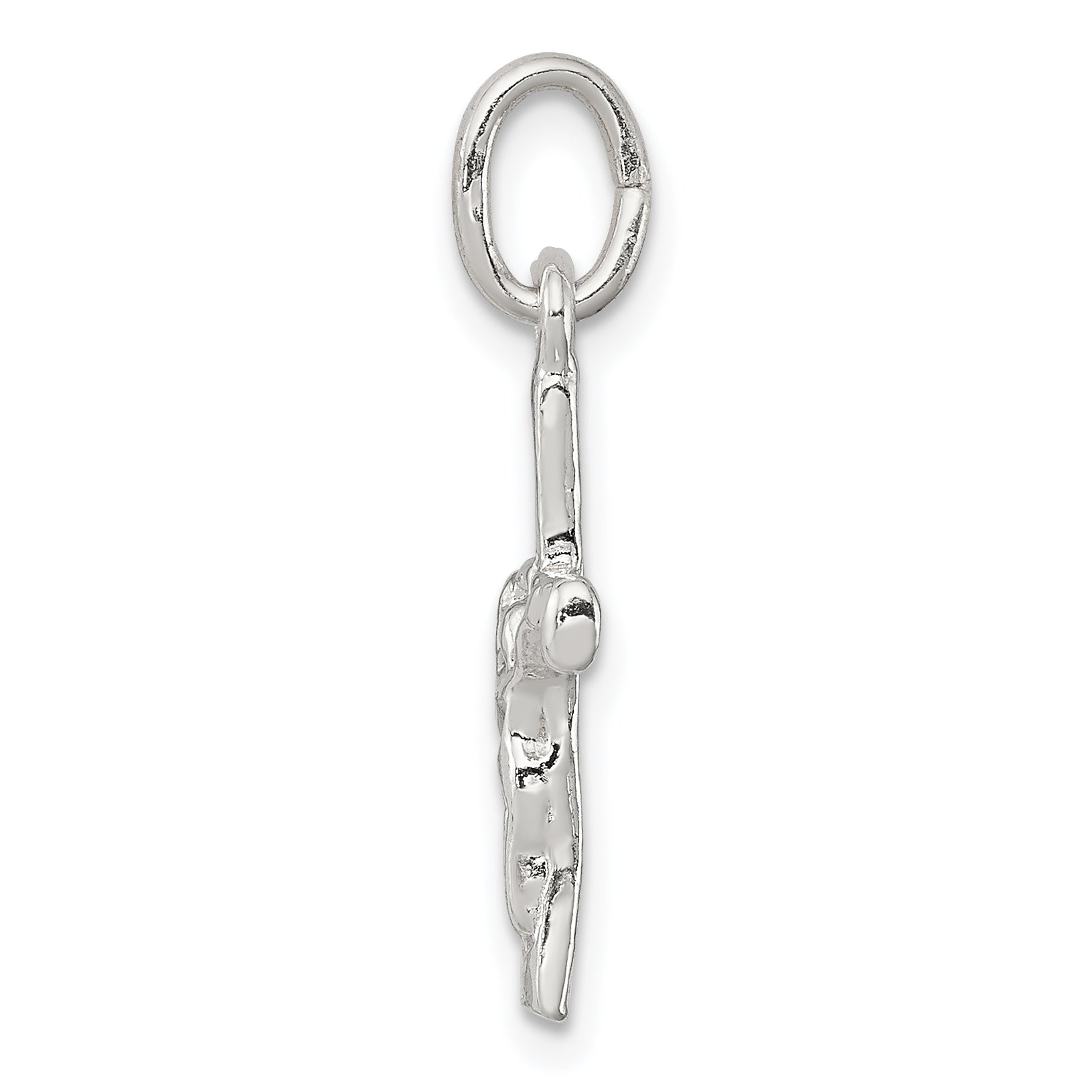 Sophia Jewelers Sterling Silver 925 Polished Crucifix Charm Anti-Tarnish Secondary image