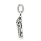 Sterling Silver 925 Antiqued Ecce Homo Pendant by Sophia Jewelers