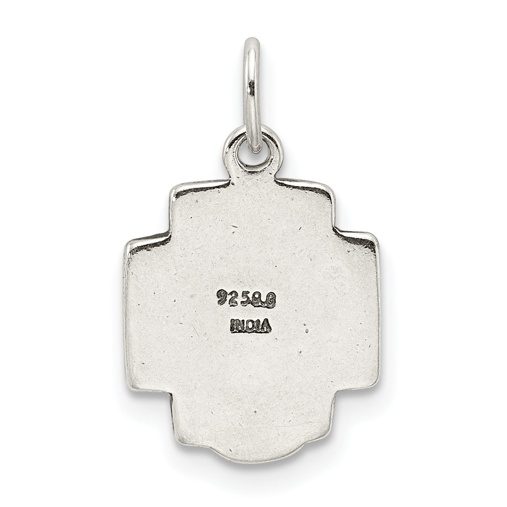 Sterling Silver 925 Antiqued Ecce Homo Pendant by Sophia Jewelers