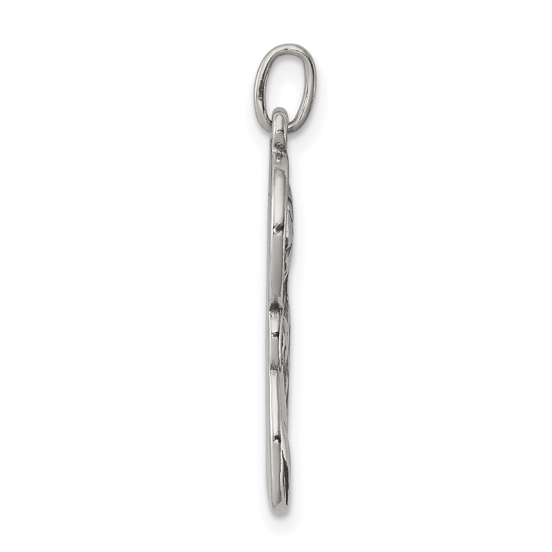 Sophia Jewelers 925 Sterling Silver Antiqued Blessed Mary & Child Charm Secondary image