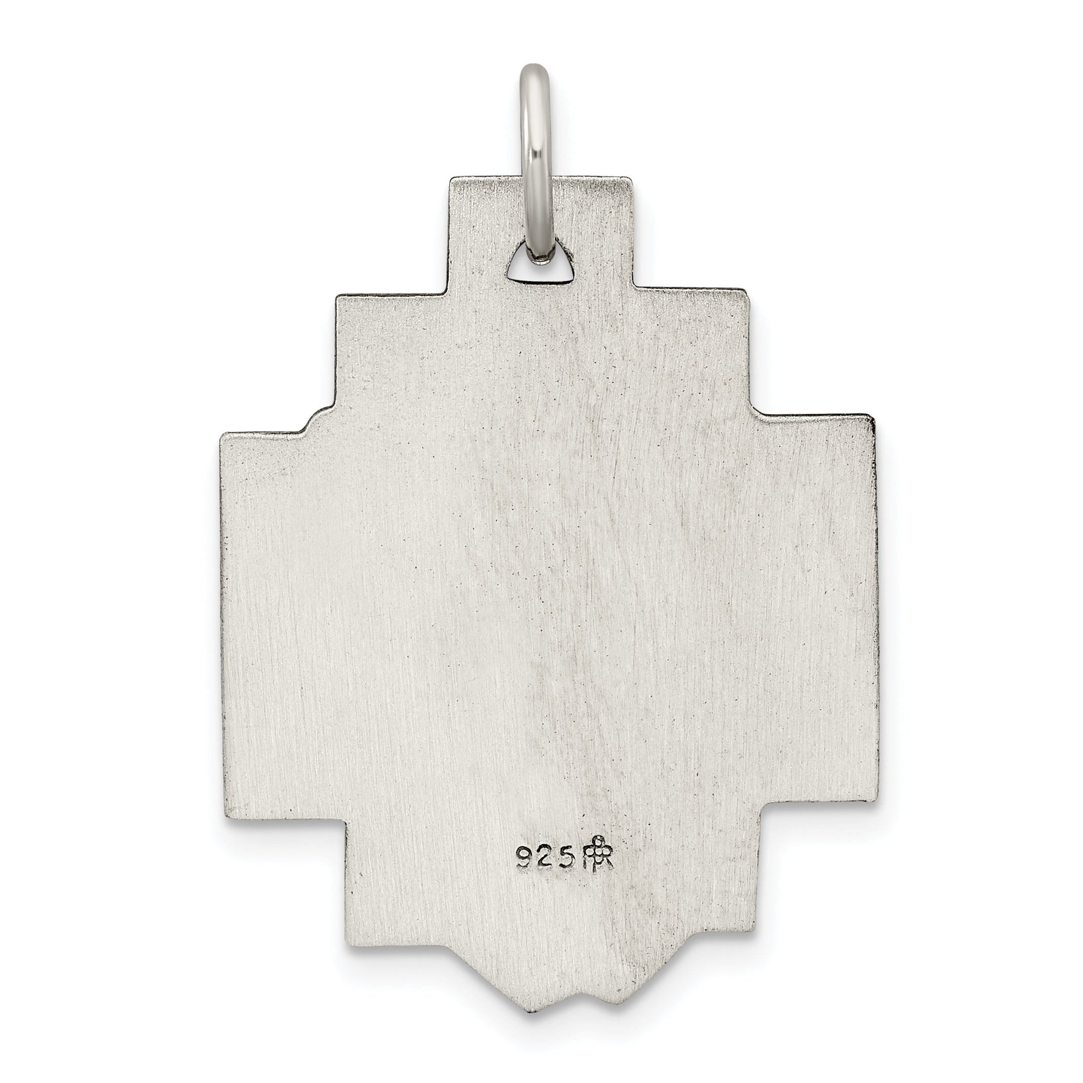 Sterling Silver 925 Ecce Homo Pendant with Antiqued Finish