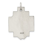 Sterling Silver 925 Ecce Homo Pendant with Antiqued Finish