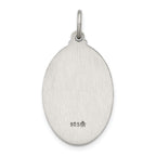 Sterling Silver 925 Antiqued Our Lady of Guadalupe Pendant Vintage Inspired