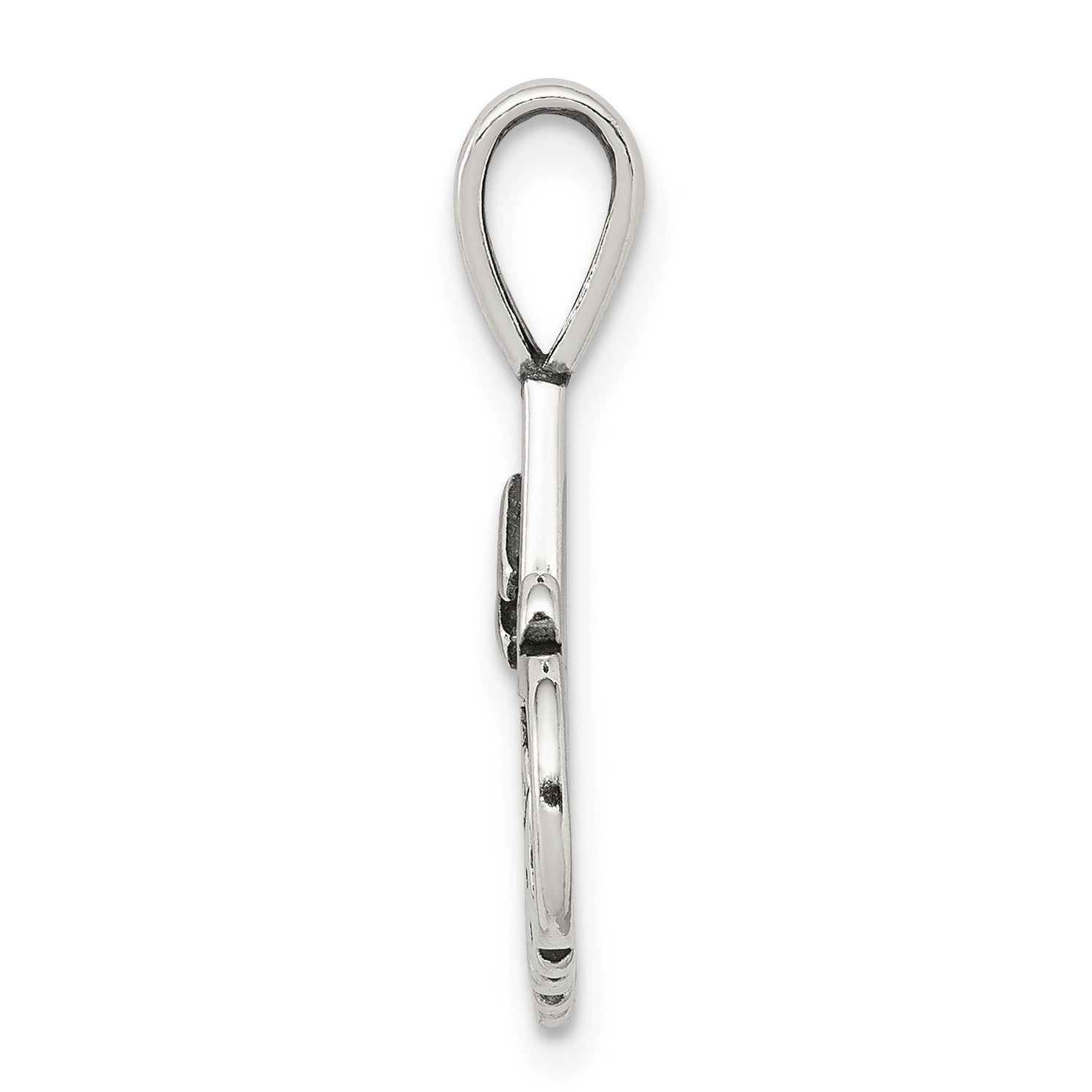 Sophia Jewelers Sterling Silver 925 Nana Pendant with Polished Solid Finish Secondary image