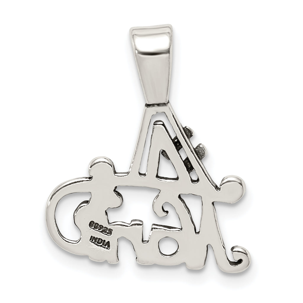 Sophia Jewelers Sterling Silver 925 Nana Pendant with Polished Solid Finish