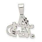 Sophia Jewelers Sterling Silver 925 Nana Pendant with Polished Solid Finish