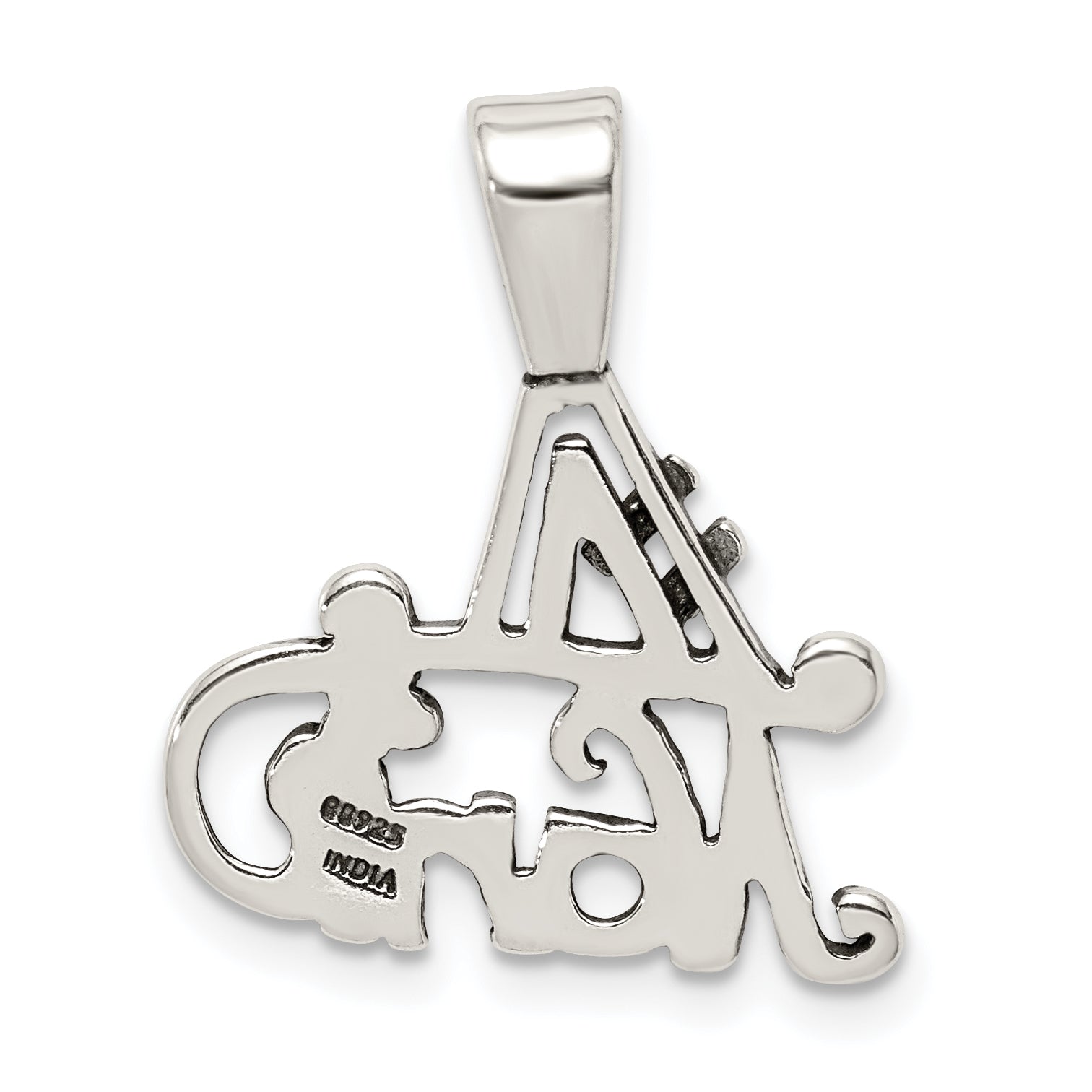 Sophia Jewelers Sterling Silver 925 Nana Pendant with Polished Solid Finish