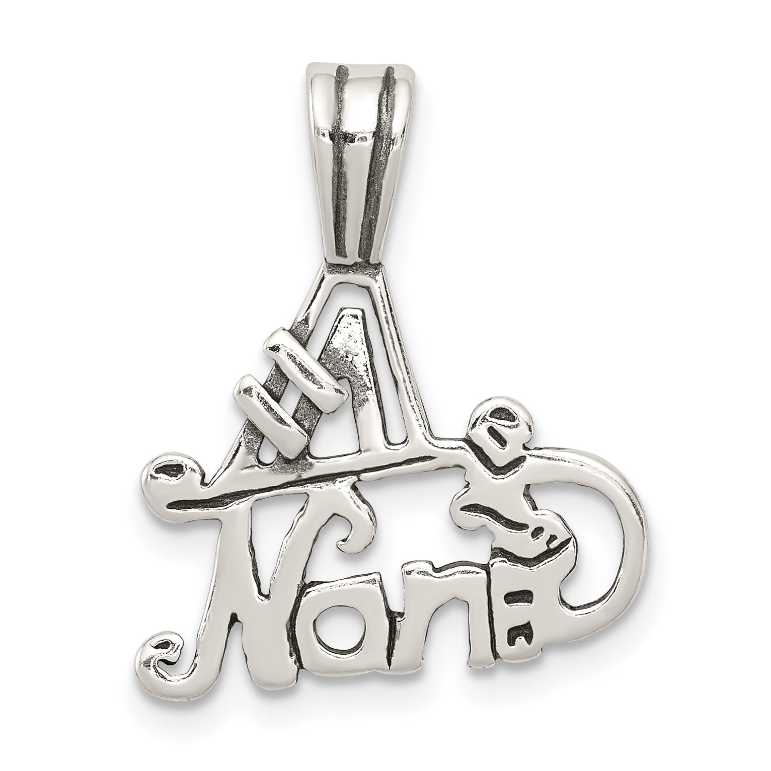 Sterling Silver #1 Nana Pendant Main image
