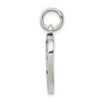 Antique Mother Heart Charm in Sterling Silver