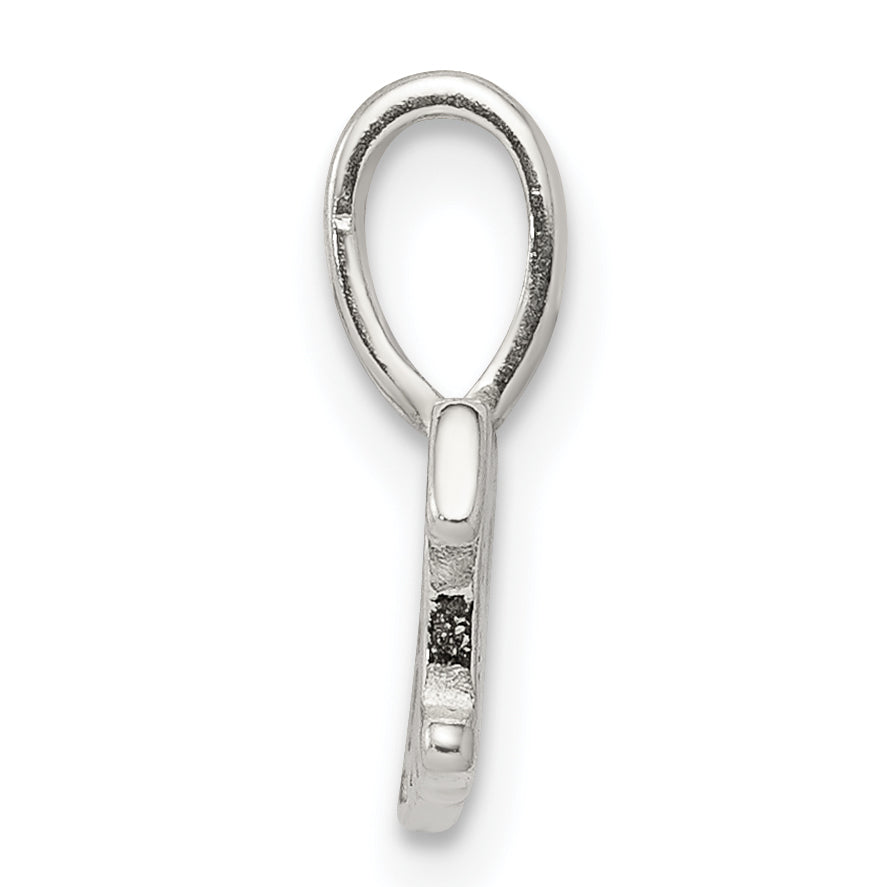 Sterling Silver 925 Polished Brat Pendant with Anti-Tarnish Coating