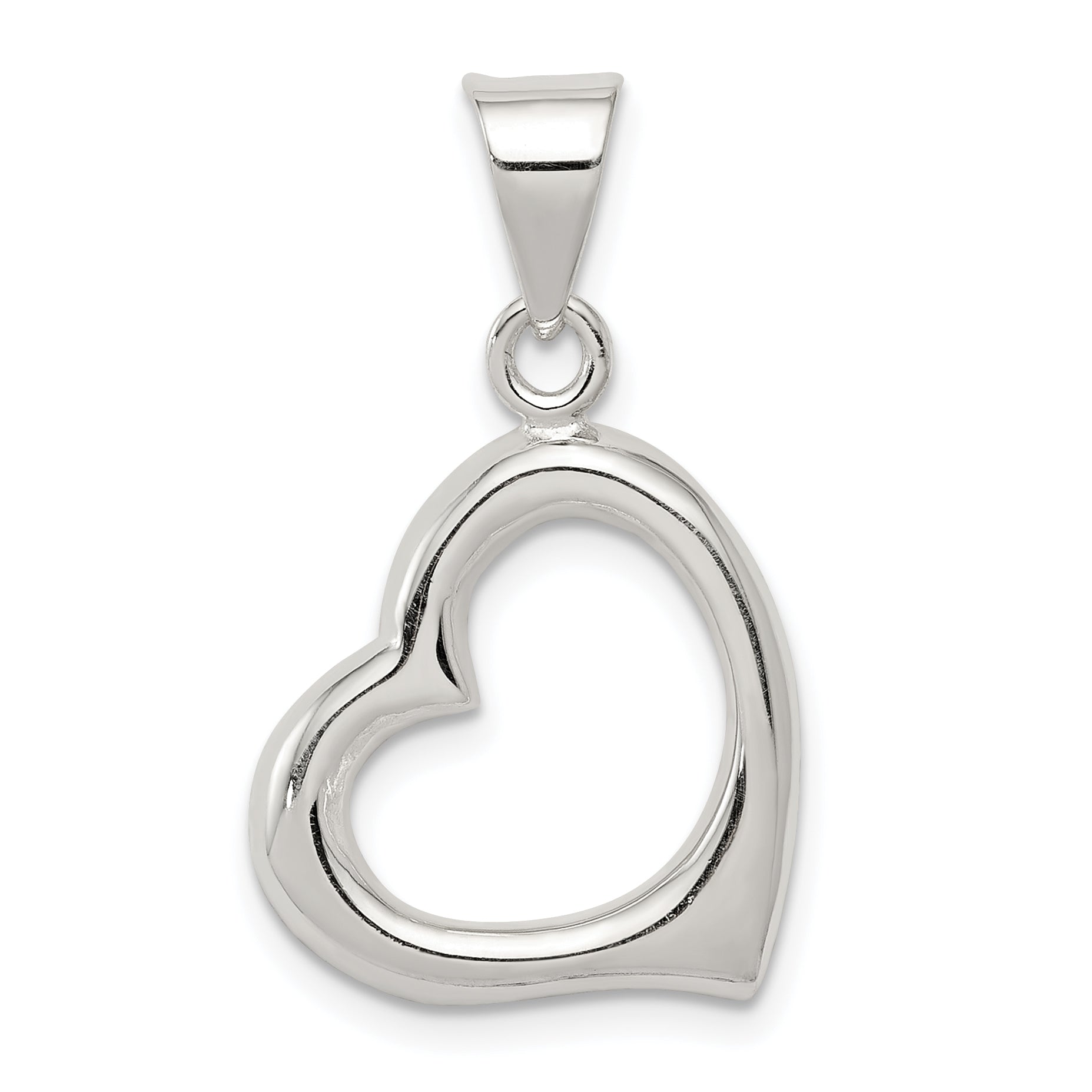 Sterling Silver Heart Pendant Main image