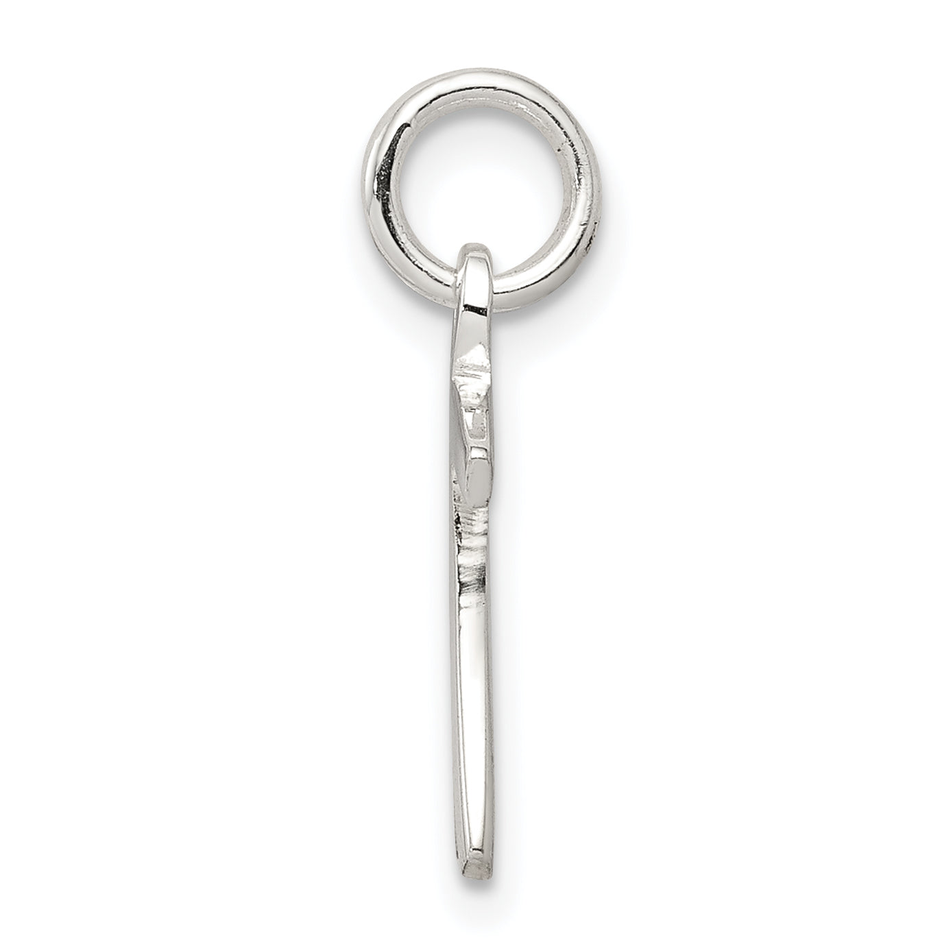 Sterling Silver 925 Boy Charm with Polished Solid Finish