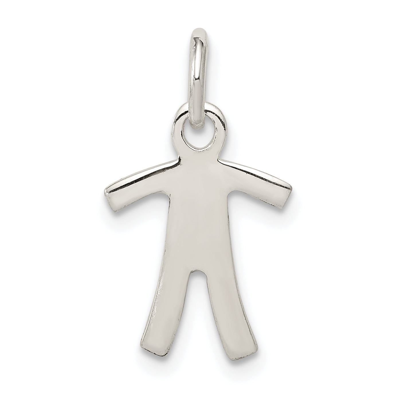 Sterling Silver Boy Charm Main image