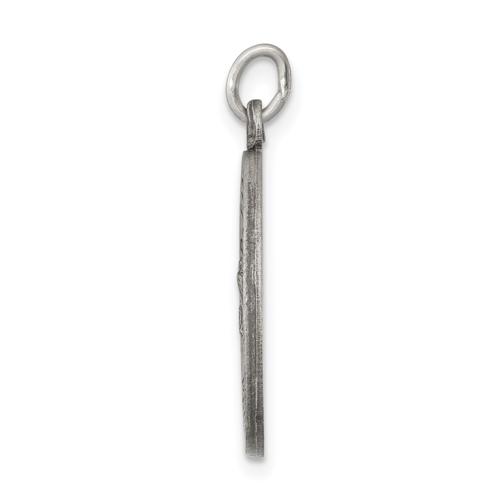 Sterling Silver 925 Our Lady of Guadalupe Pendant with Antique Finish Secondary image