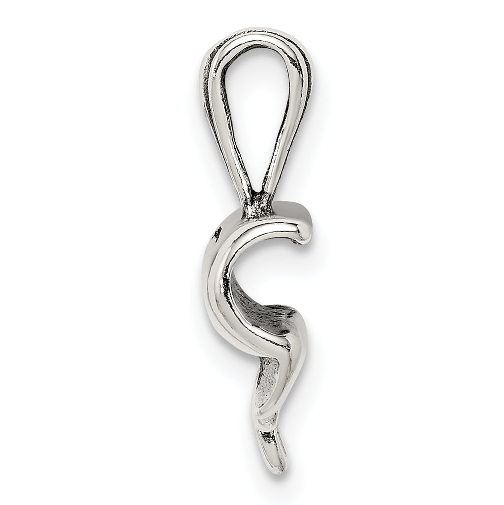 Sterling Silver 925 Diploma Pendant with Antique Polish Finish