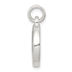 Sterling Silver 925 Rhodium-Plated Four Leaf Clover Charm Elegant Polished Finish