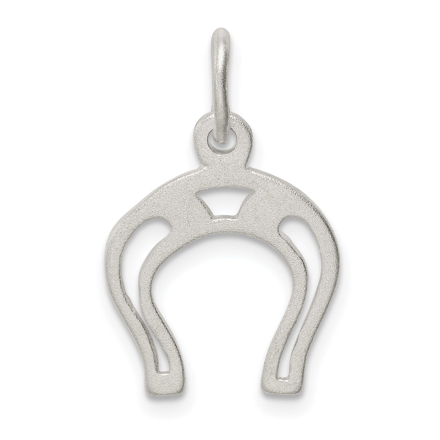 Sophia Jewelers 925 Sterling Silver Horseshoe Charm with Anti-Tarnish Finish