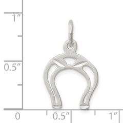 Sophia Jewelers 925 Sterling Silver Horseshoe Charm with Anti-Tarnish Finish