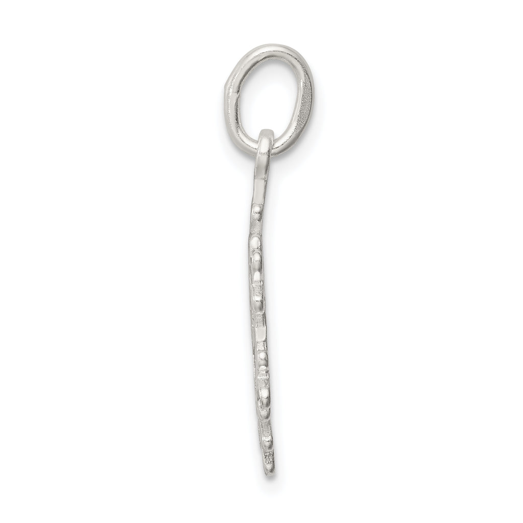 Sophia Jewelers Sterling Silver Snowflake Charm with Anti-Tarnish Coating