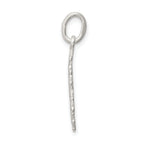 Sophia Jewelers Sterling Silver Snowflake Charm with Anti-Tarnish Coating
