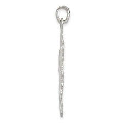 Sophia Jewelers Sterling Silver 925 Snowflake Pendant Elegant Cast Design
