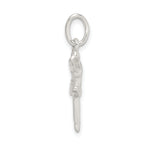 Sophia Jewelers Sterling Silver Ballerina Charm Polished Anti-Tarnish Children's