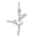 Sterling Silver Ballerina Charm