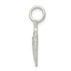 Sterling Silver 925 Grand Piano Pendant with Polished Anti-Tarnish Finish