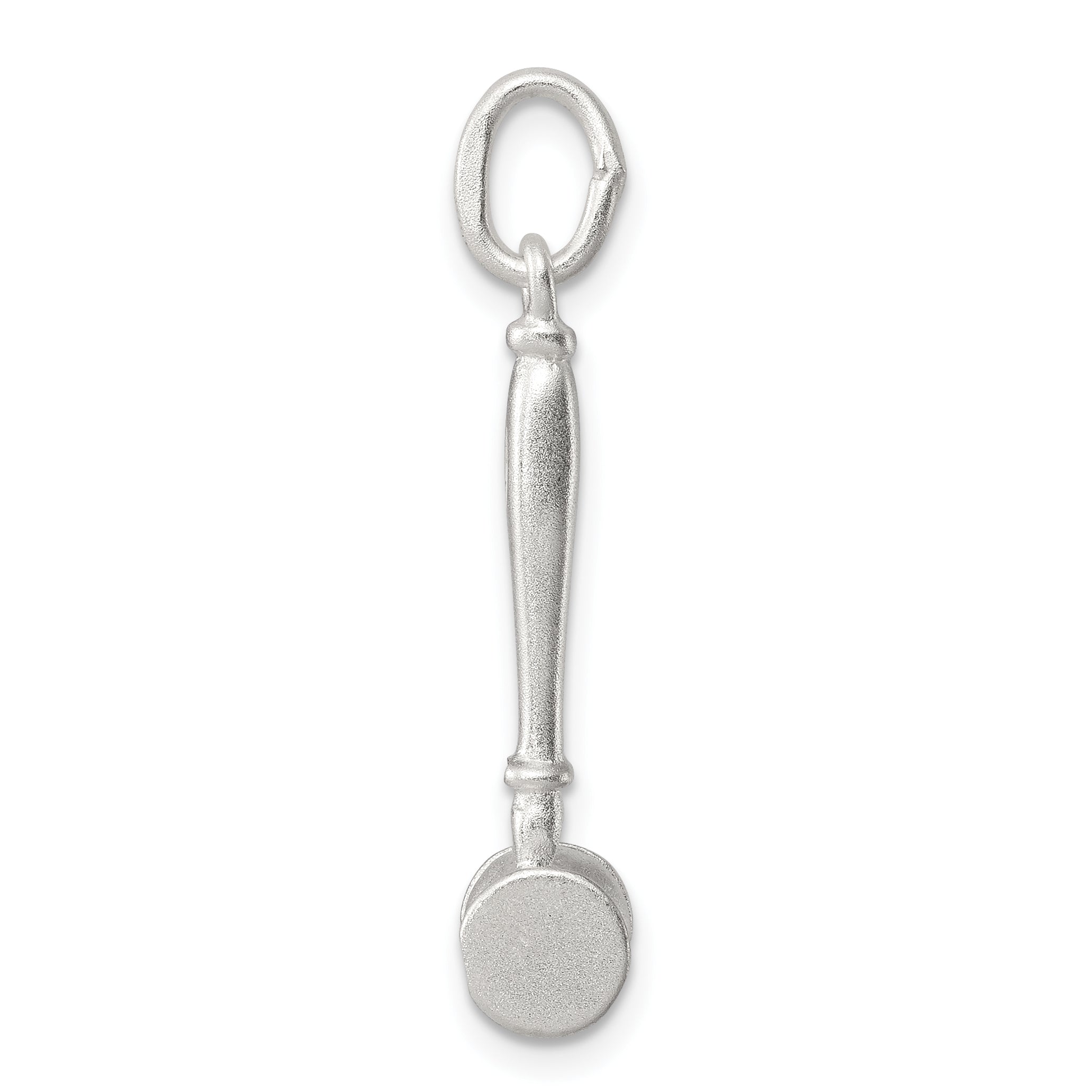 Sophia Jewelers 925 Sterling Silver 3D Gavel Charm with Polished Anti-Tarnish Finish Secondary image
