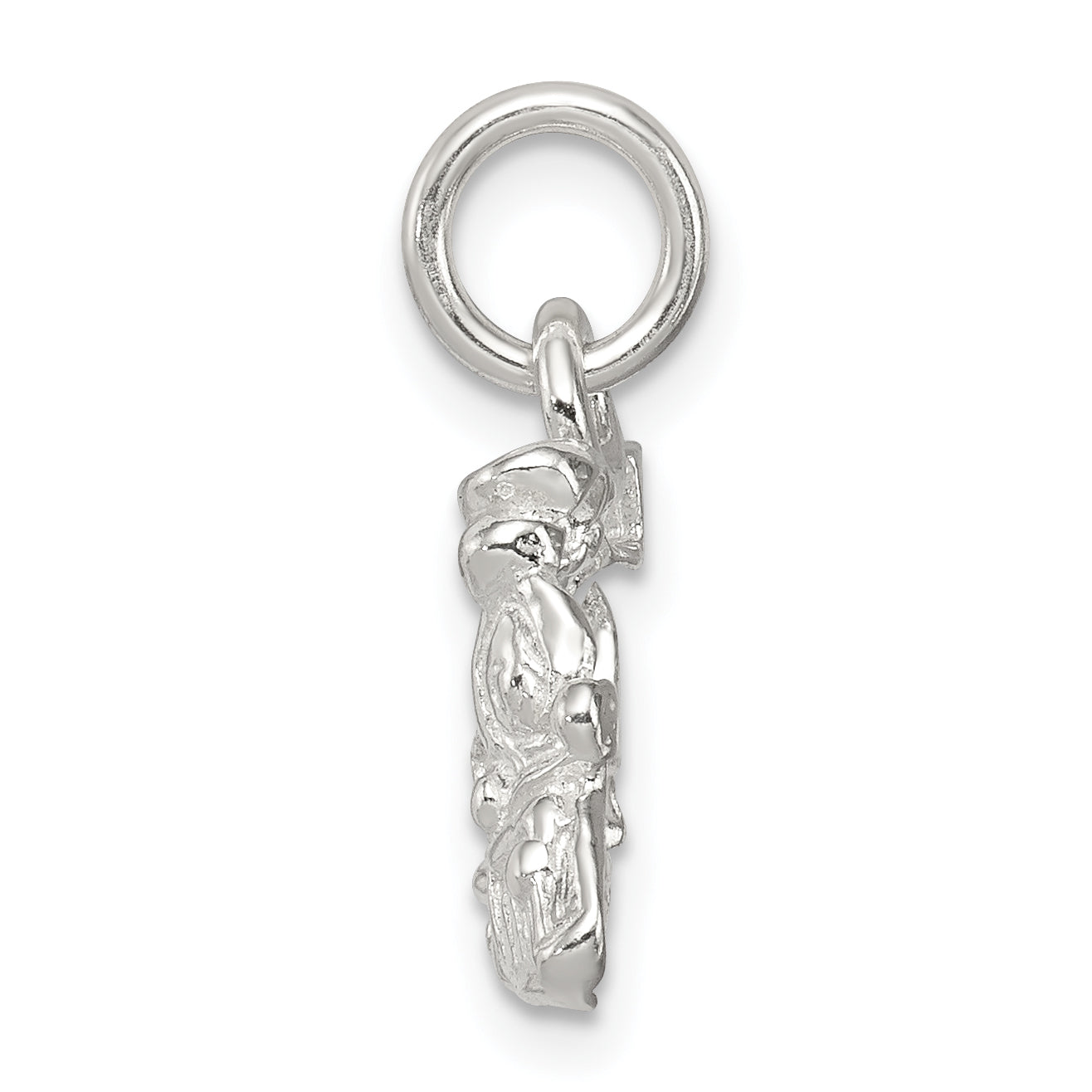 Sophia Jewelers Men's Polished 925 Sterling Silver Train Engine Charm Secondary image