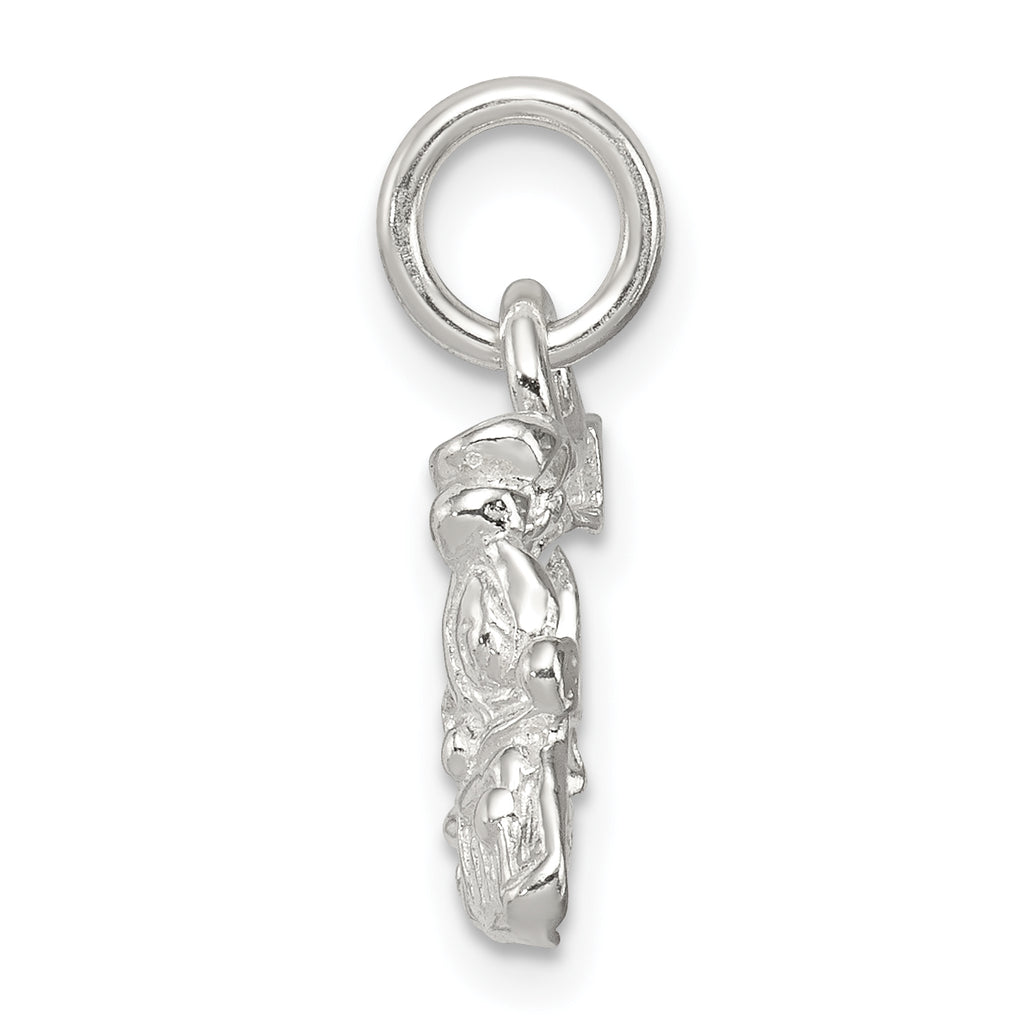 Sophia Jewelers Men's Polished 925 Sterling Silver Train Engine Charm