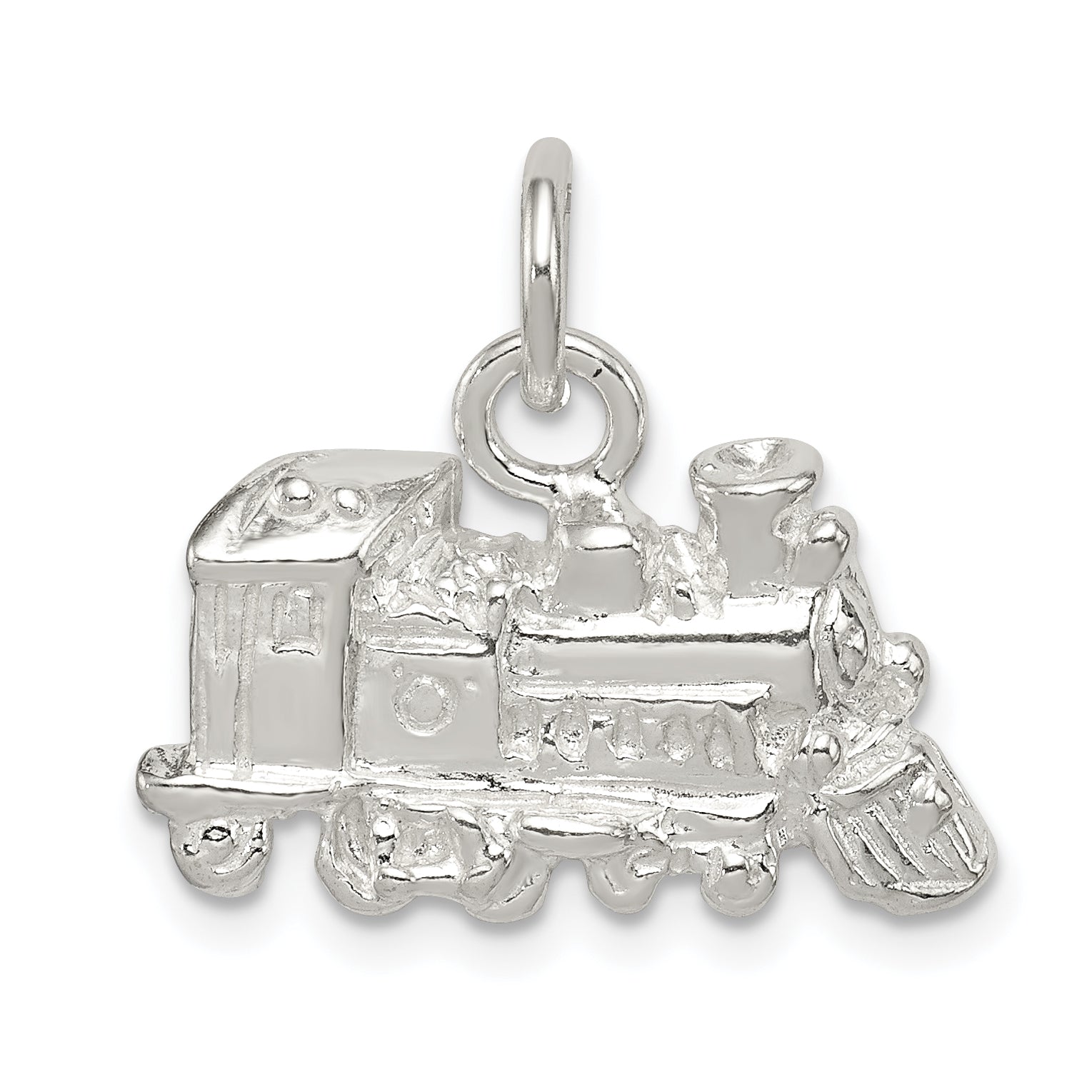 Sterling Silver Train Engine Charm Main image
