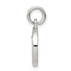 Sophia Jewelers Sterling Silver Moon and Star Charm with CZ Elegance