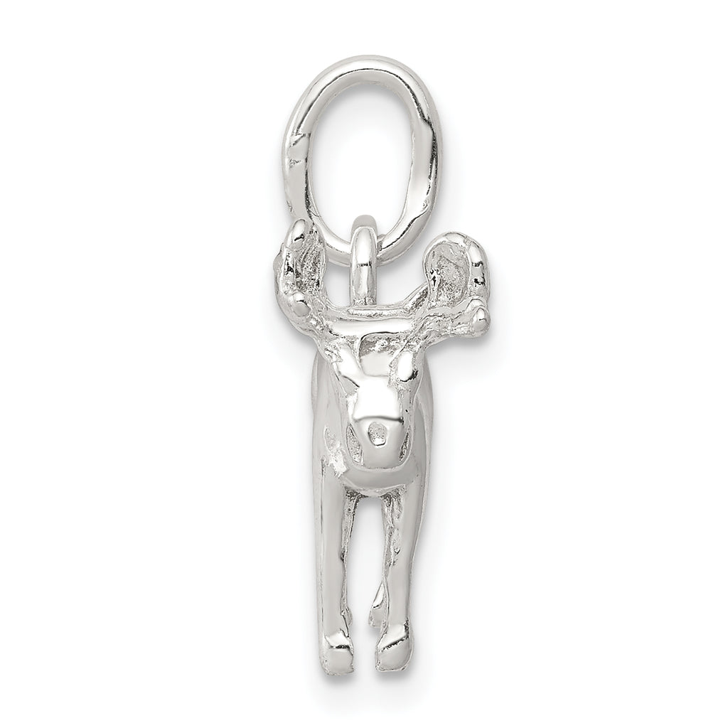 Moose Charm in Sterling Silver