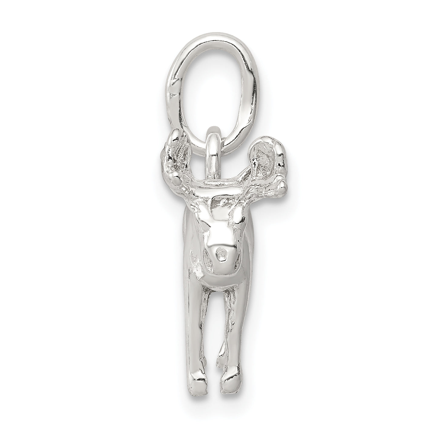 Moose Charm in Sterling Silver