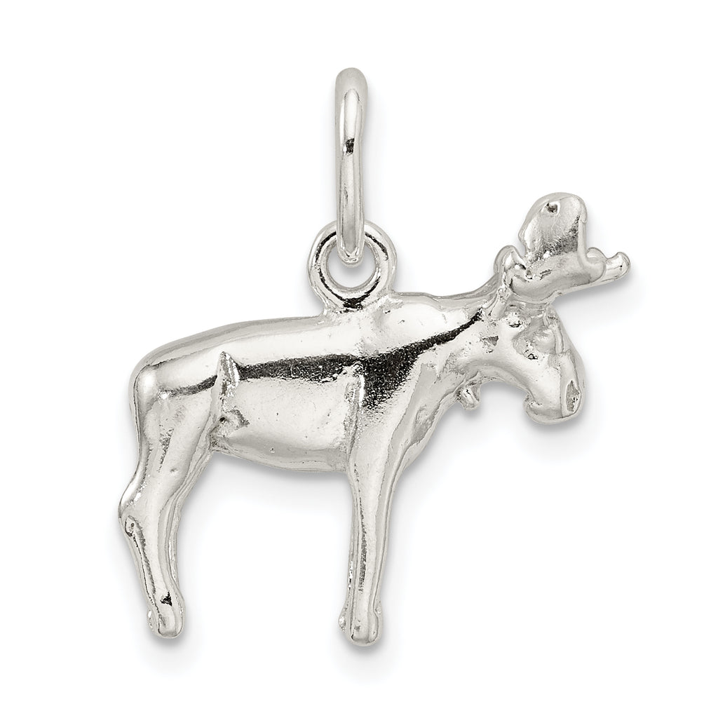 Moose Charm in Sterling Silver