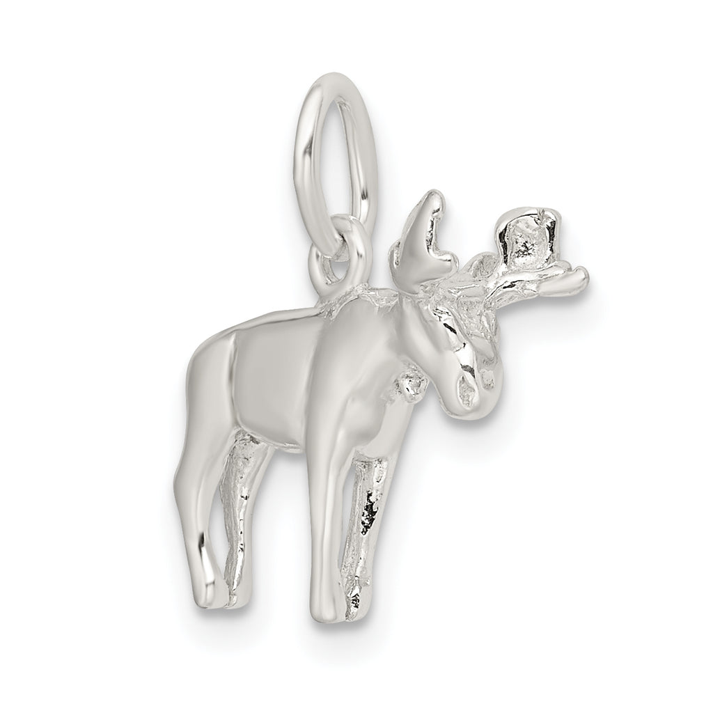 Moose Charm in Sterling Silver