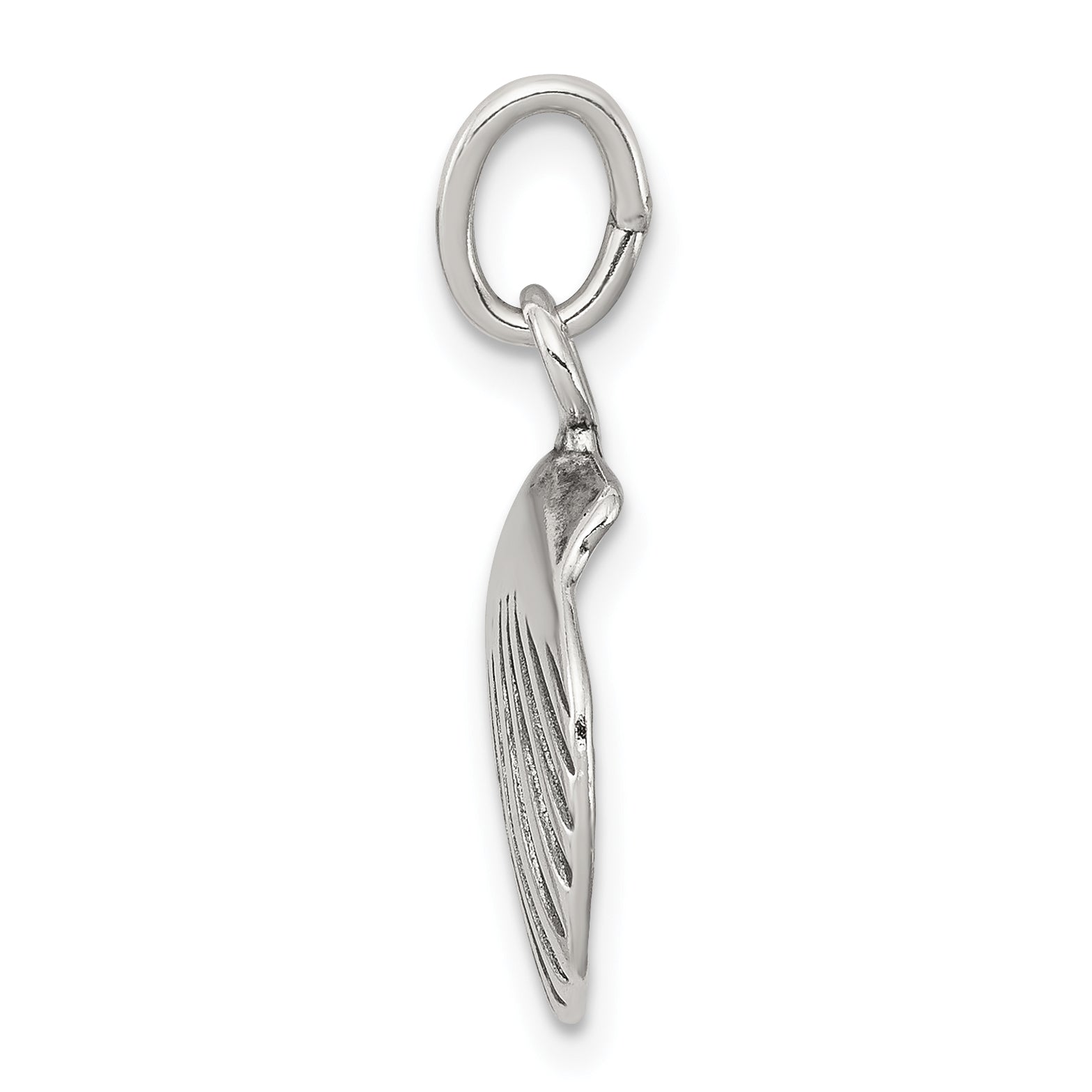 Sophia Jewelers Sterling Silver 925 Antiqued Sea Shell Charm Pendant