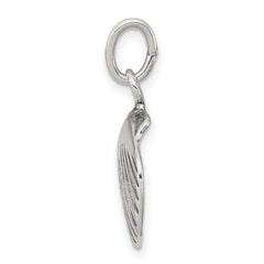 Sophia Jewelers Sterling Silver 925 Antiqued Sea Shell Charm Pendant